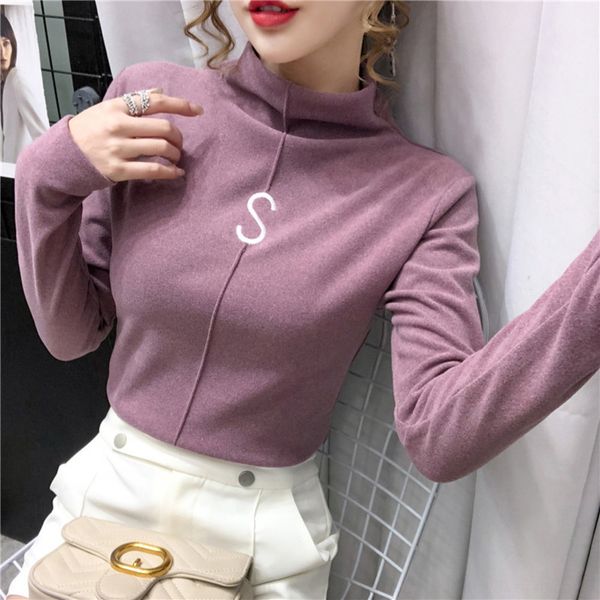 autumn and winter double-sided de velvet thickened warm bottomed women's long sleeve t- half t- shirt shirt shirthigh collar jxrel, White
autumn and winter double-sided de velvet thickened warm bottomed women's long sleeve t- half t- shirt shirt shirthigh collar jxrel, White