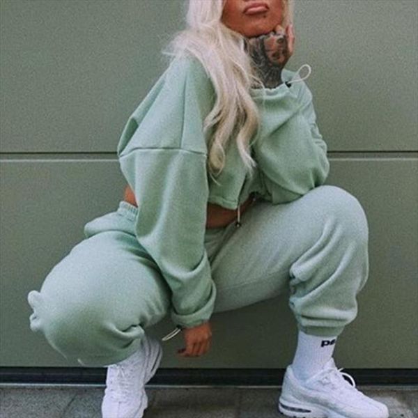 2 piece set oversized women sweatshirt set spring sportswear tracksuit sweatpants casual solid female short sweatshirts suit, Gray
2 piece set oversized women sweatshirt set spring sportswear tracksuit sweatpants casual solid female short sweatshirts suit, Gray