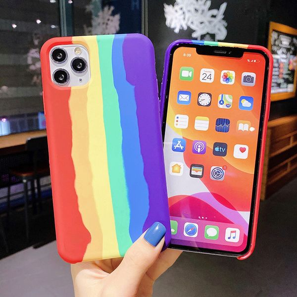 art rainbow liquid silicone phone case for iphone 12 11 pro max x xs max xr gel rubber protection cover for iphone 7 8 plus se 2020
art rainbow liquid silicone phone case for iphone 12 11 pro max x xs max xr gel rubber protection cover for iphone 7 8 plus se 2020