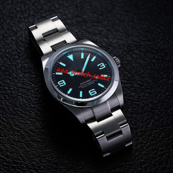bp factory luxury designer mens watches 39mm explorer 114270 214270 mechanical automatic 2813 movement super luminous classical wristwatches, Slivery;brown
bp factory luxury designer mens watches 39mm explorer 114270 214270 mechanical automatic 2813 movement super luminous classical wristwatches, Slivery;brown