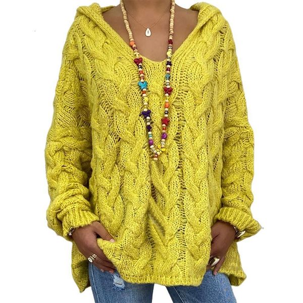 women autumn solid color long sleeve braided hooded pullover knitted sweater twist knitted hooded pullover sweater jacket, White;black
women autumn solid color long sleeve braided hooded pullover knitted sweater twist knitted hooded pullover sweater jacket, White;black