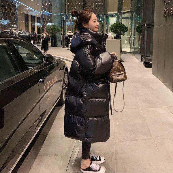 down jacket women's middle long 2020 winter new korean dongdamen fashion loose thickened down jacket fashion, Black
down jacket women's middle long 2020 winter new korean dongdamen fashion loose thickened down jacket fashion, Black