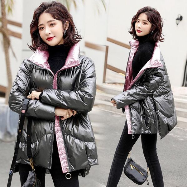 winter jacket parkas women glossy down cotton jacket hooded parka warm female cotton padded casual outwear 2020 new, Black
winter jacket parkas women glossy down cotton jacket hooded parka warm female cotton padded casual outwear 2020 new, Black
