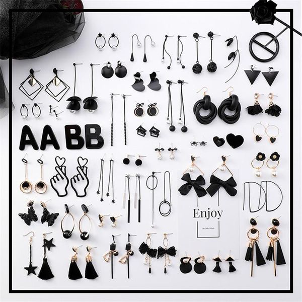dangle & chandelier fashion black geometric tassel drop earrings for women simple exaggerated stars ball female pendant gifts jewelry, Silver
dangle & chandelier fashion black geometric tassel drop earrings for women simple exaggerated stars ball female pendant gifts jewelry, Silver