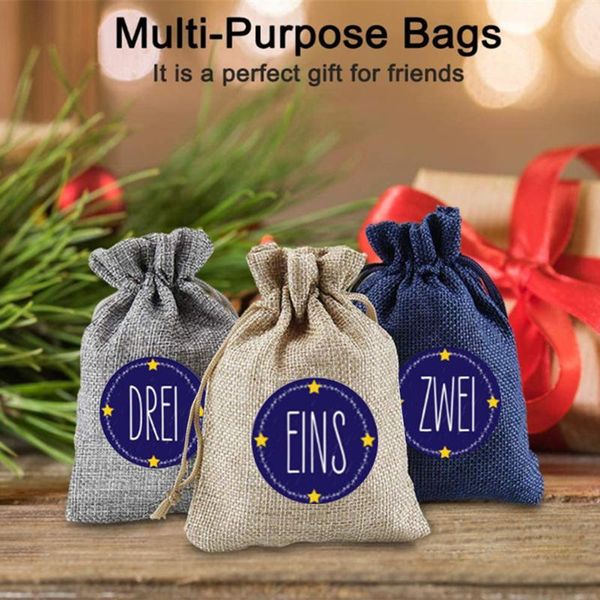 24pcs christmas gift bags set cloth linen candy bag drawstring jewelry pouch christmas gift packaging diy burlap bag
24pcs christmas gift bags set cloth linen candy bag drawstring jewelry pouch christmas gift packaging diy burlap bag