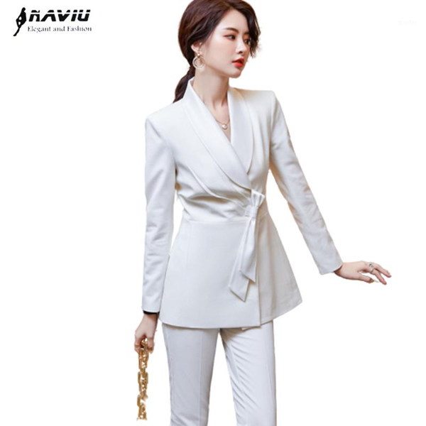 women's two piece pants white suits women slim fashion formal business long sleeve temperament jacket and office ladies work wear1
women's two piece pants white suits women slim fashion formal business long sleeve temperament jacket and office ladies work wear1