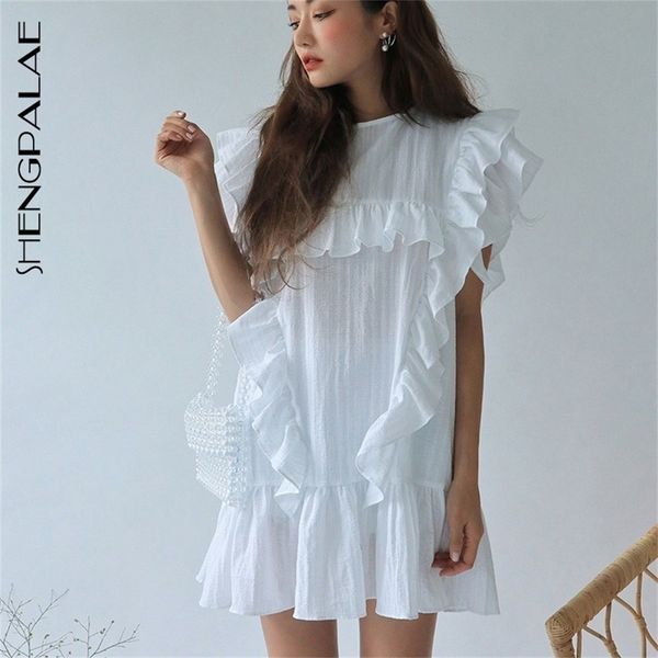 shengpalae spring blouse female ruffles solid clothes butterfly sleeve elegant o-neck shirt fiesta vestidos lj200810, White
shengpalae spring blouse female ruffles solid clothes butterfly sleeve elegant o-neck shirt fiesta vestidos lj200810, White