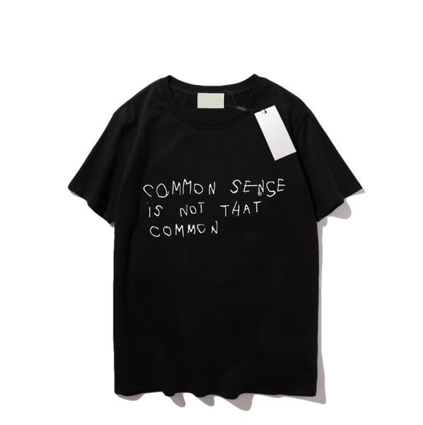 fashion men's common sense t-shirt fashion round neck breathable women's short sleeve trend letter t-shirt s-2xl wf2102061, White;black
fashion men's common sense t-shirt fashion round neck breathable women's short sleeve trend letter t-shirt s-2xl wf2102061, White;black