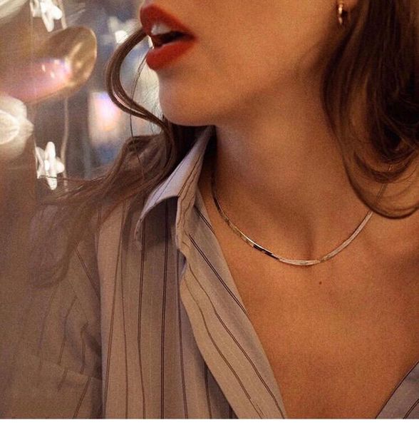 chokers 2021 double-layer clavicle chain gold thin short necklace minimalism simple all-match women's jewelry, Golden;silver
chokers 2021 double-layer clavicle chain gold thin short necklace minimalism simple all-match women's jewelry, Golden;silver