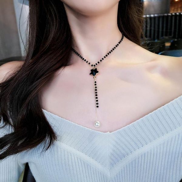 2020 черный кристалл акриловые бисера choker женщин цвета золота длинные звезды ожерелье мода имитация pearl ключицы воротник, Silver
2020 черный кристалл акриловые бисера choker женщин цвета золота длинные звезды ожерелье мода имитация pearl ключицы воротник, Silver