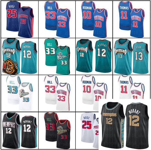 12 ja morant jerseys baskeball memphis grizzlies jersey mike 10 bibby detroit pistons jersey isiah 11 thomas rose men, Black;red
12 ja morant jerseys baskeball memphis grizzlies jersey mike 10 bibby detroit pistons jersey isiah 11 thomas rose men, Black;red