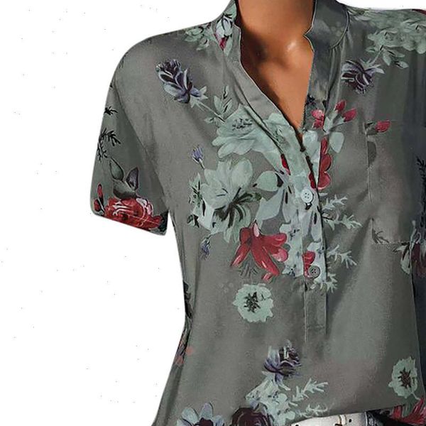 h30 pocket floral print women plus size blosue v neck short sleeve summer womens and blouses shirts blusas mujer de moda, White
h30 pocket floral print women plus size blosue v neck short sleeve summer womens and blouses shirts blusas mujer de moda, White