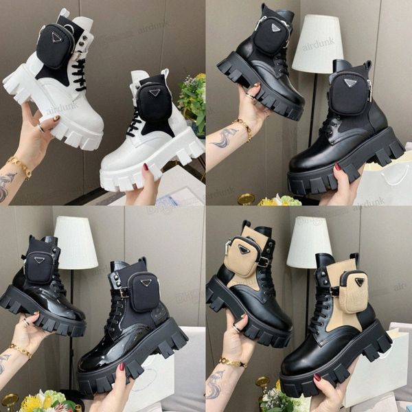 2022 women designers rois martin boots military inspired combat boot nylon pouch attached to the ankle with strap ankles booties size 35-41, Black
2022 women designers rois martin boots military inspired combat boot nylon pouch attached to the ankle with strap ankles booties size 35-41, Black