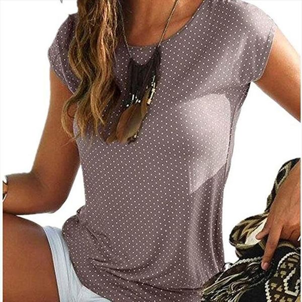 vintage polka dot print summer t shirt for women short sleeve slim t shirt round neck casual female tees new, White
vintage polka dot print summer t shirt for women short sleeve slim t shirt round neck casual female tees new, White
