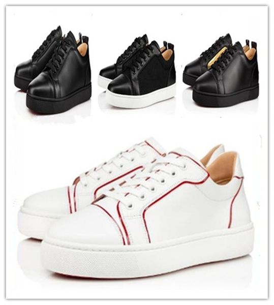 new designer men sneaker genuine leather low red man women casual shoes bottoms unfalts party dress trainers, Black
new designer men sneaker genuine leather low red man women casual shoes bottoms unfalts party dress trainers, Black
