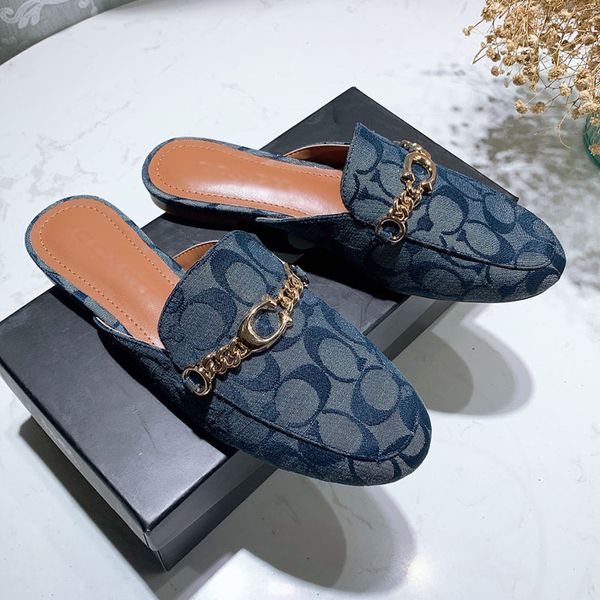new usa brand c socialite canvas printing slipper women gold chains sliders calfskin sandals flat heel slippers luxurys designers shoes, Black
new usa brand c socialite canvas printing slipper women gold chains sliders calfskin sandals flat heel slippers luxurys designers shoes, Black