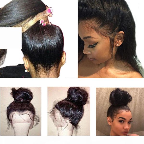 360 lace frontal human hair wigs for women remy straight peruvian human hair wigs with baby hair natural hairline beaudiva, Black;brown
360 lace frontal human hair wigs for women remy straight peruvian human hair wigs with baby hair natural hairline beaudiva, Black;brown