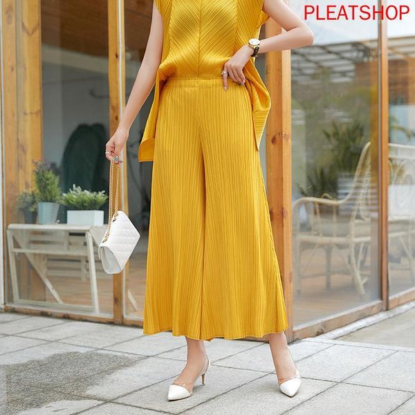miyake pleats summer new thin fashion casual pants mid-waist wide-leg trousers all-match loose oggers women vetement femme women1, Black;white
miyake pleats summer new thin fashion casual pants mid-waist wide-leg trousers all-match loose oggers women vetement femme women1, Black;white