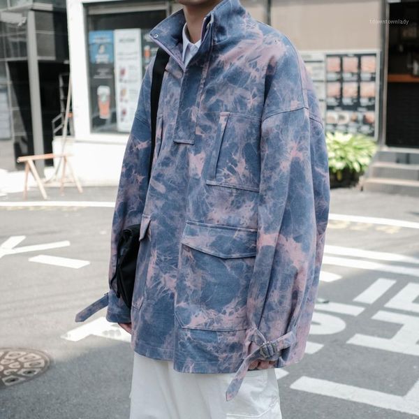 men's jackets autumn pullover jacket men's fashion tie dyed printed casual hip hop camo men streetwear wild loose bomber mens1, Black;brown
men's jackets autumn pullover jacket men's fashion tie dyed printed casual hip hop camo men streetwear wild loose bomber mens1, Black;brown
