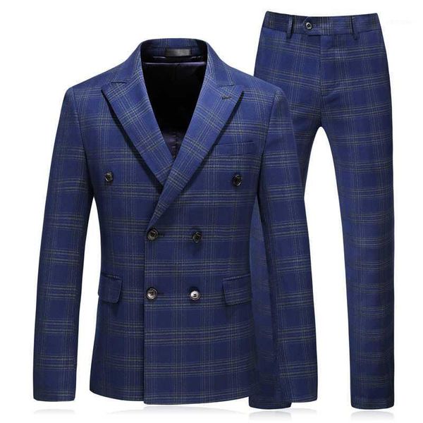 men plaid suit double breasted wedding 2020 tuxedo groom formal mens 3 pieces plus size 5xl blue male suits prom suits1, White;black
men plaid suit double breasted wedding 2020 tuxedo groom formal mens 3 pieces plus size 5xl blue male suits prom suits1, White;black
