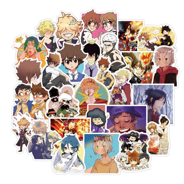 50pcs/set hitman reborn anime waterproof sticker poster for lapguitar 
50pcs/set hitman reborn anime waterproof sticker poster for lapguitar