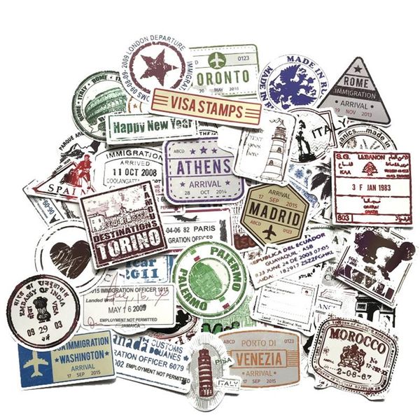 60pcs traveling boarding pass tickets stamp retro stickers lapskateboard luggage graffiti waterproof car guitar sticker pack wmtaga
60pcs traveling boarding pass tickets stamp retro stickers lapskateboard luggage graffiti waterproof car guitar sticker pack wmtaga
