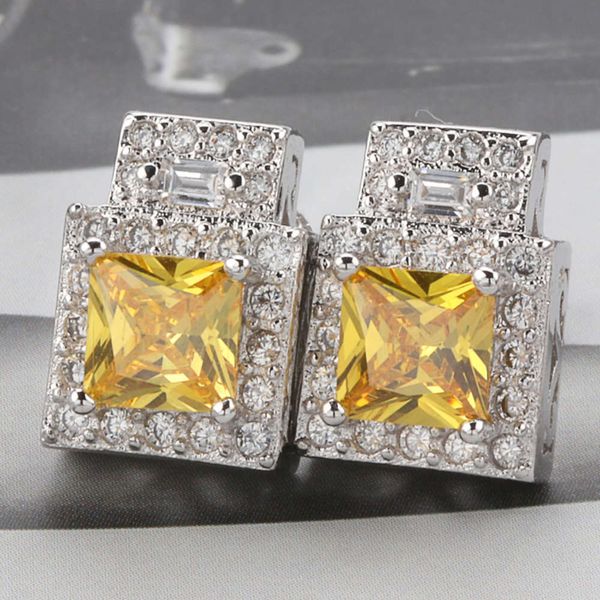 luxurys designers fashion ed041 white copper plated platinum imitation color diamond earrings for women, Silver
luxurys designers fashion ed041 white copper plated platinum imitation color diamond earrings for women, Silver