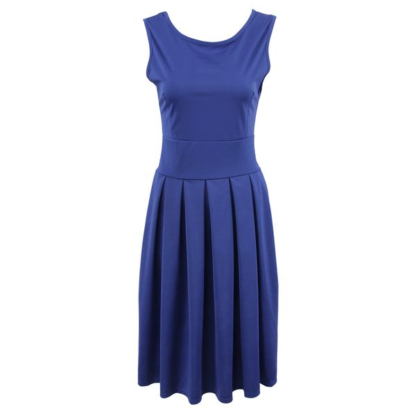 summer medium length slim fitting crew neck sleeveless zipper pleated high waist 2020 women's pleated skirt, Black;gray
summer medium length slim fitting crew neck sleeveless zipper pleated high waist 2020 women's pleated skirt, Black;gray