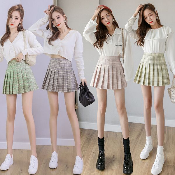 2021 new fashion women sweet style plaid high waist chic student pleated skirt harajuku uniforms ladies girls dance skirts acs2, Black
2021 new fashion women sweet style plaid high waist chic student pleated skirt harajuku uniforms ladies girls dance skirts acs2, Black