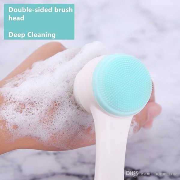 double side silicone facial cleanser head remover machine wash makeup brushes fiber face cleaning massage skin care
double side silicone facial cleanser head remover machine wash makeup brushes fiber face cleaning massage skin care