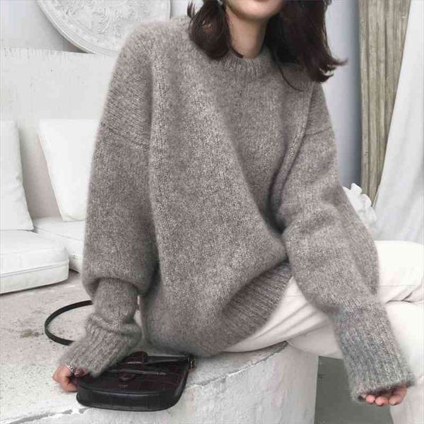 thick oversize sweater women jumper autumn winter wool cashmere warm clothes pull femme hiver knitted pullover, White;black
thick oversize sweater women jumper autumn winter wool cashmere warm clothes pull femme hiver knitted pullover, White;black