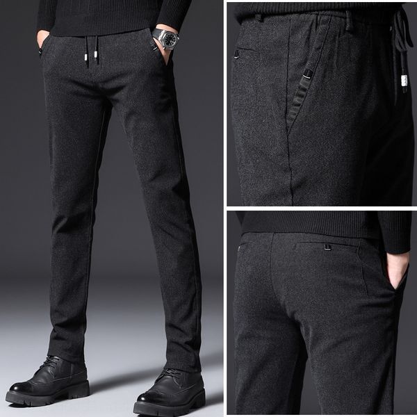 owbdj elastic autumn new sports korean version trend casual pantswool casual pants slim business wool style versatile men's pants cebta, Blue
owbdj elastic autumn new sports korean version trend casual pantswool casual pants slim business wool style versatile men's pants cebta, Blue