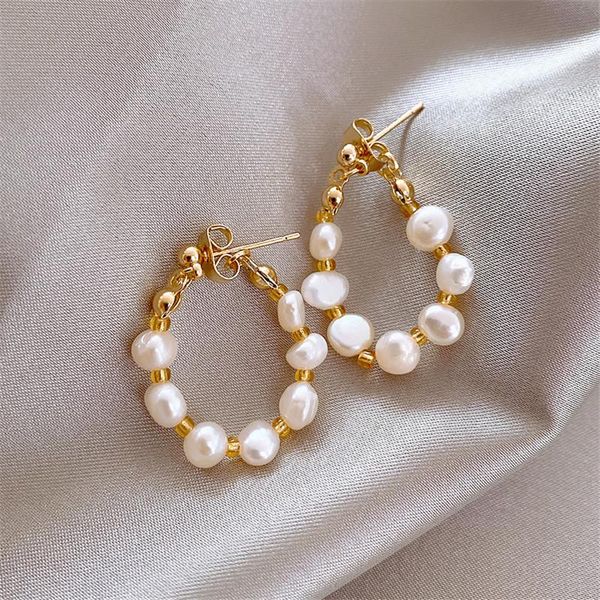 Baroque Pearl Water Drop Earrings For Women Elegant Costume Jewelry Golden Earing Wholesale Bijoux Femme, Silver
Baroque Pearl Water Drop Earrings For Women Elegant Costume Jewelry Golden Earing Wholesale Bijoux Femme, Silver
