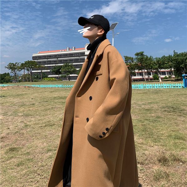 2021 male coat autumn thin new winter pure long wool lapel young men's clothes uojp, Tan;black
2021 male coat autumn thin new winter pure long wool lapel young men's clothes uojp, Tan;black