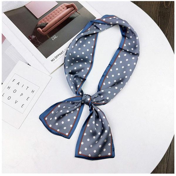 scarves luxury scarf elegant floral silk long hair tie band small women neckerchief head bufanda mujer, Blue;gray
scarves luxury scarf elegant floral silk long hair tie band small women neckerchief head bufanda mujer, Blue;gray