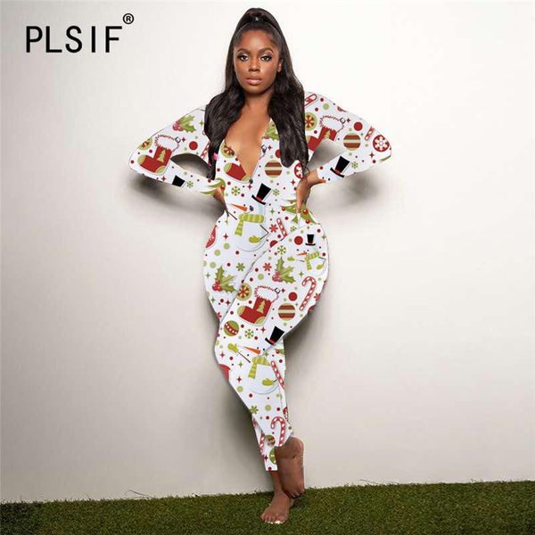 Deep V Neck Long Sleeve Cute Cartoon Print Skinny Jumpsuits Sexy Tight Club Party Lady Fashion Sheath Romper, Black;white
Deep V Neck Long Sleeve Cute Cartoon Print Skinny Jumpsuits Sexy Tight Club Party Lady Fashion Sheath Romper, Black;white