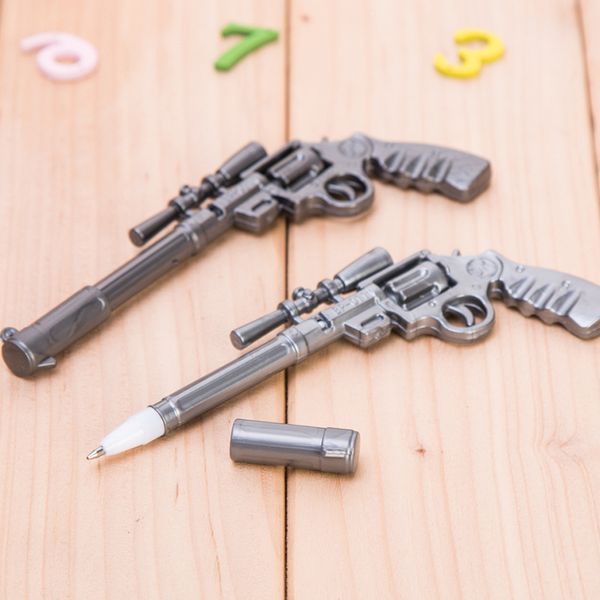 

2 pcs/lot Roscoe Fiveshooter Gun Ballpoint Pen Cute Funny Kawaii Pens Canetas Rollerball Pen School Supplies Papelaria, Default color