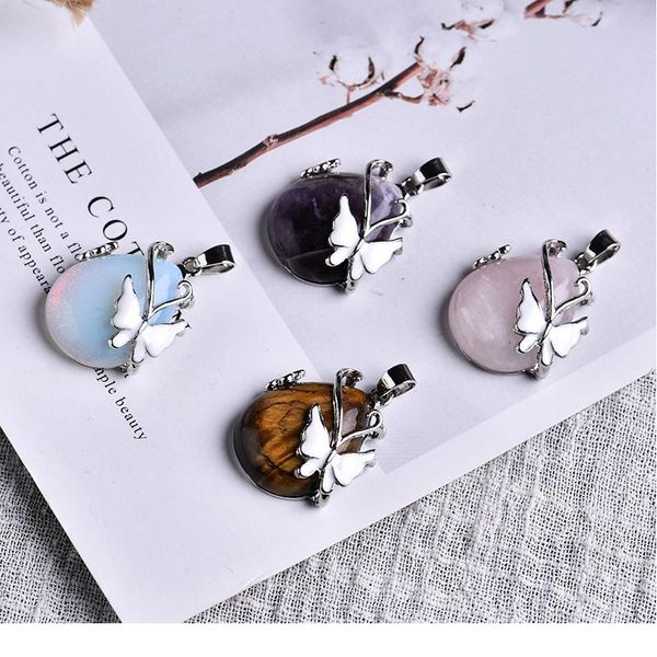 1pc natural crystal rose quartz amethyst butterfly pendant mineral jewelry couple decoration christmas & diy gift jllcyj, Black
1pc natural crystal rose quartz amethyst butterfly pendant mineral jewelry couple decoration christmas & diy gift jllcyj, Black