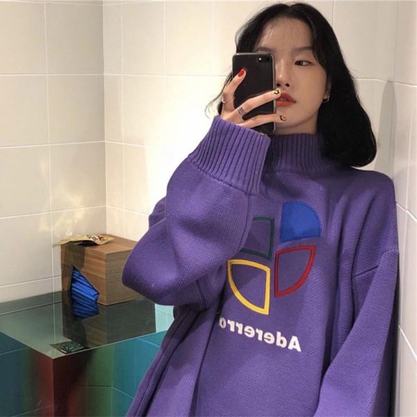 loose adererror sweater woman high-quality onesize crewneck vintage ader error sweater turtleneck men, White;black
loose adererror sweater woman high-quality onesize crewneck vintage ader error sweater turtleneck men, White;black