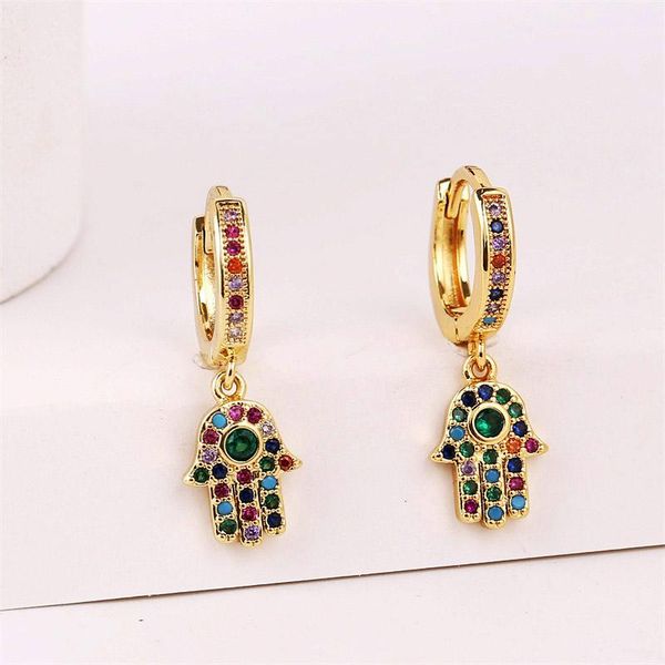 hoop & huggie fashion multicolor cz cubic zirconia hamsa hand earrings for women ethnic style gold color copper metal hanging earring, Golden;silver
hoop & huggie fashion multicolor cz cubic zirconia hamsa hand earrings for women ethnic style gold color copper metal hanging earring, Golden;silver