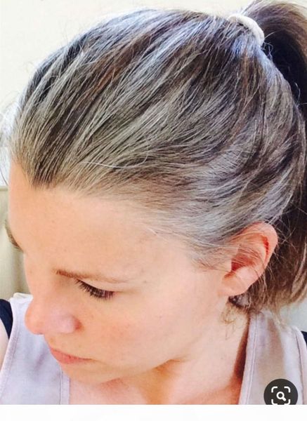 natural highlights salt and pepper mink straight grey ponytail hair extensions grey human hair ponytail drawstring wraps silver gray hair, Black
natural highlights salt and pepper mink straight grey ponytail hair extensions grey human hair ponytail drawstring wraps silver gray hair, Black