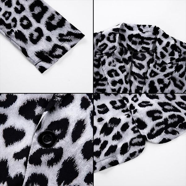 women coat spring fall casual cardigan coat 3/4 sleeve leopard print small suit warm elegant jacket office wear1, Black;brown
women coat spring fall casual cardigan coat 3/4 sleeve leopard print small suit warm elegant jacket office wear1, Black;brown