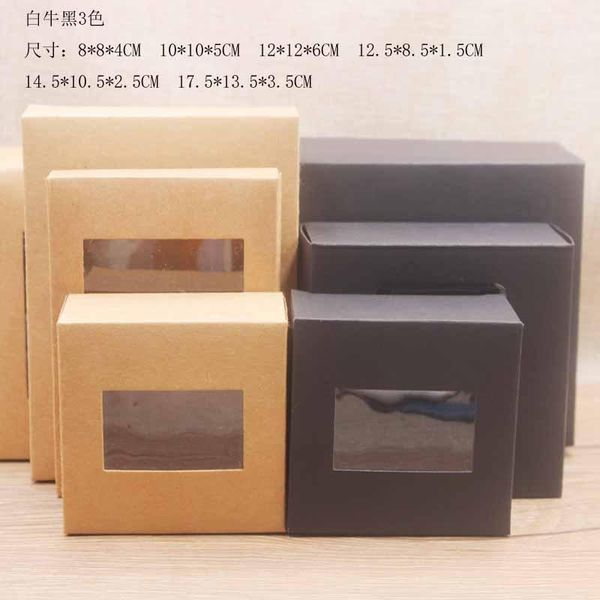 gift wrap 20 pcs diy kraft/black /white paper box package with clear pvc window candy favors arts&krafts display box1
gift wrap 20 pcs diy kraft/black /white paper box package with clear pvc window candy favors arts&krafts display box1