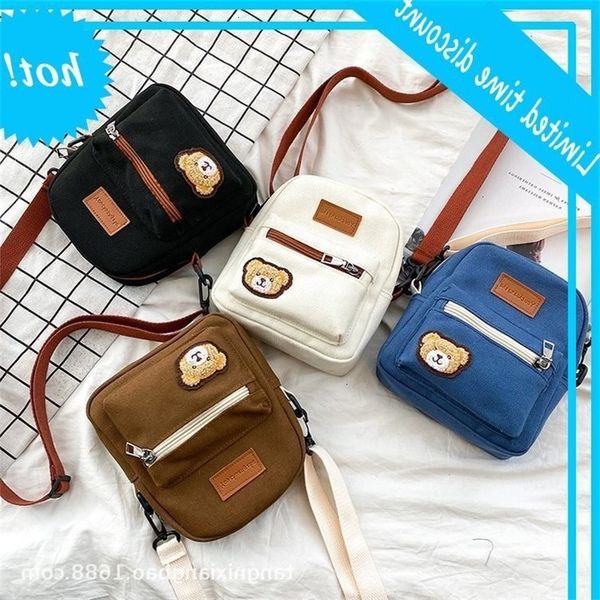 canvas female 2020 soft girl antique feeling cute cartoon bear shoulder college style personality student bag
canvas female 2020 soft girl antique feeling cute cartoon bear shoulder college style personality student bag