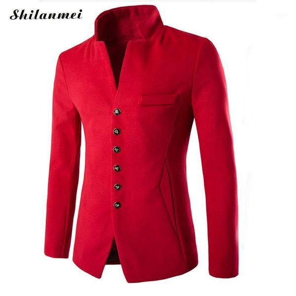 men blazer masculino slim fit lone sleeve chinese collar suit mens blue red blazer hombre veste jackets men costume homme m-2xl1, White;black
men blazer masculino slim fit lone sleeve chinese collar suit mens blue red blazer hombre veste jackets men costume homme m-2xl1, White;black