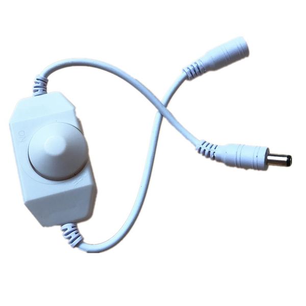 led dimmer switch brightness регулировщик регулировщика для 3528 5050 5730 5630 одноцветная полоса света dc 12v 24v черный белый swy jllvmd