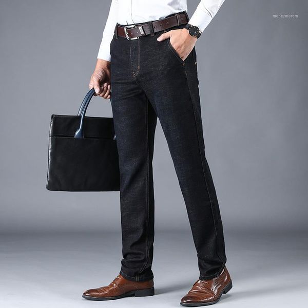 men's jeans brand men's spring and autumn fashion business high waist casual stretch slim classic trousers denim black pants male1, Blue
men's jeans brand men's spring and autumn fashion business high waist casual stretch slim classic trousers denim black pants male1, Blue