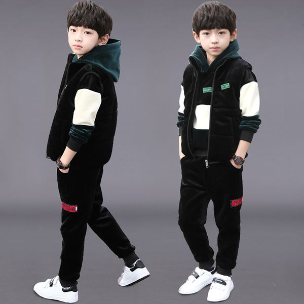 teenager boy clothes sets children's boys autumn and winter gold velvet three-piece suit winter clothing 2020 plus velvet thickening su, White
teenager boy clothes sets children's boys autumn and winter gold velvet three-piece suit winter clothing 2020 plus velvet thickening su, White