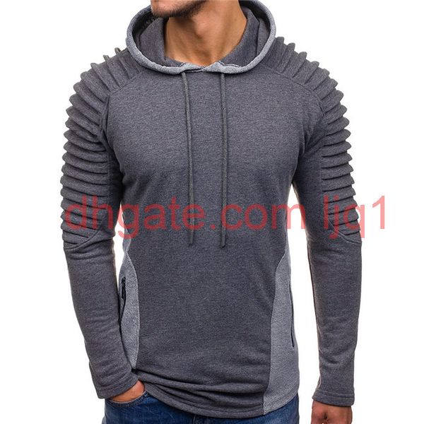mens panelled draped designer hoodies slim pullover zipper sweatshirt long sleeved fashion mens, Black
mens panelled draped designer hoodies slim pullover zipper sweatshirt long sleeved fashion mens, Black