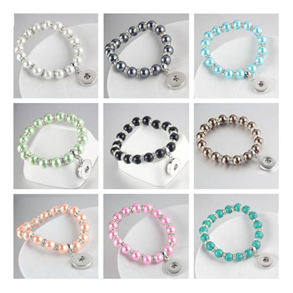 beaded, strands custom size imitation pearl beads handmade elastic snap button charm fit 18mm/20mm bracelet jewelry, Black
beaded, strands custom size imitation pearl beads handmade elastic snap button charm fit 18mm/20mm bracelet jewelry, Black